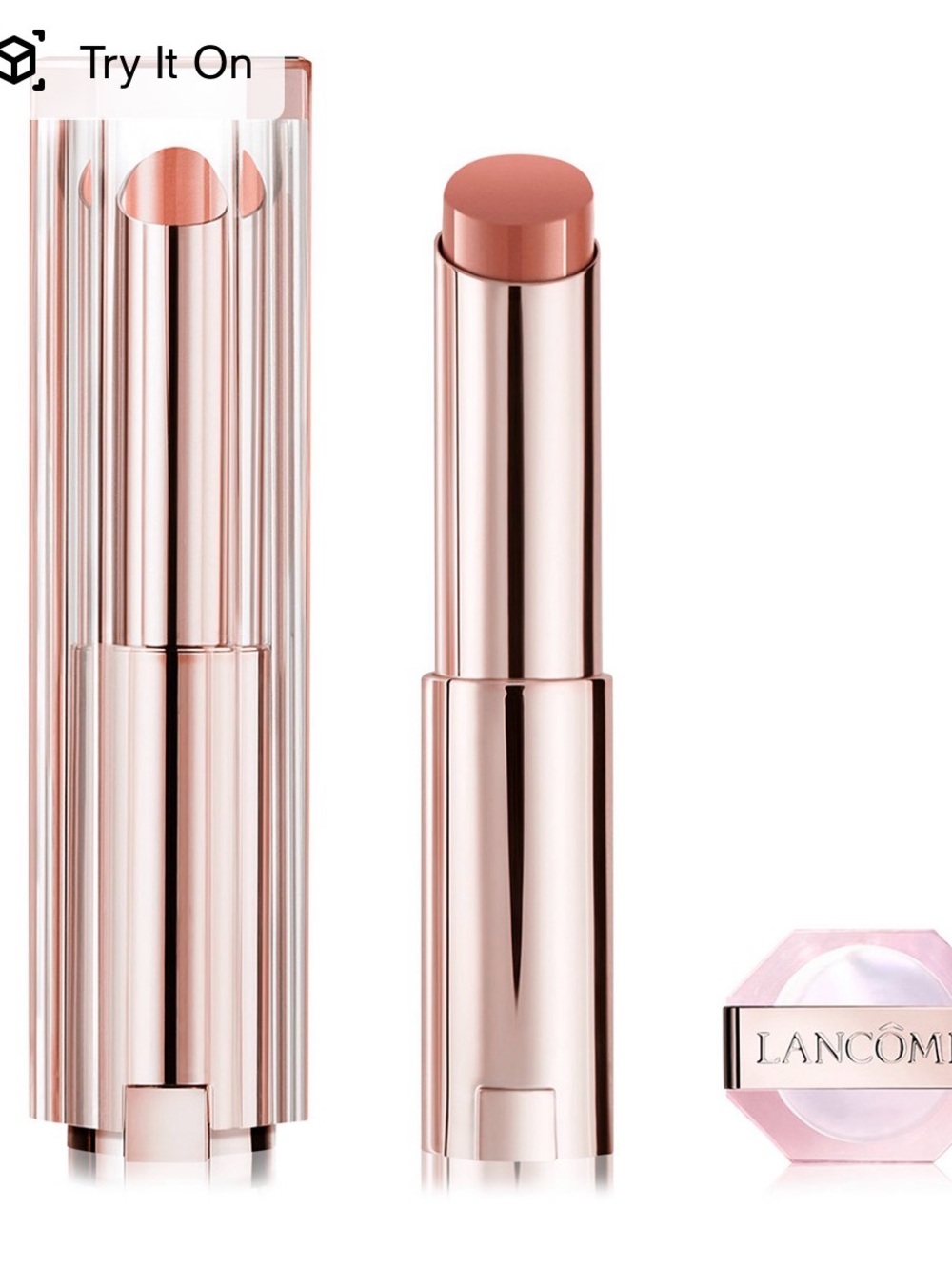 Lancôme Lip Idôle Butterglow Hydrating Lip Balm, in Don’t Be Chai. 0.1 oz. New
